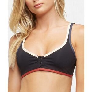 Tavik Marlowe Womens Black Rust New Crop Bikini Swim Top XSmall